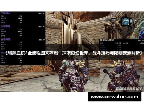 《暗黑血统2全流程图文攻略：探索奇幻世界、战斗技巧与隐藏要素解析》